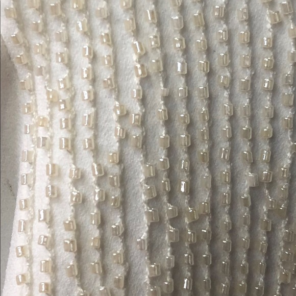 NWT, SZ 4 Halston Heritage white fit and flare cocktail dress. - Picture 6 of 9